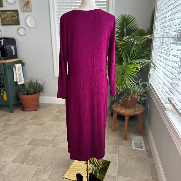 Cabi Any Day Dress in Fuschia Sz L LIKE NEW - Picture 4 of 13